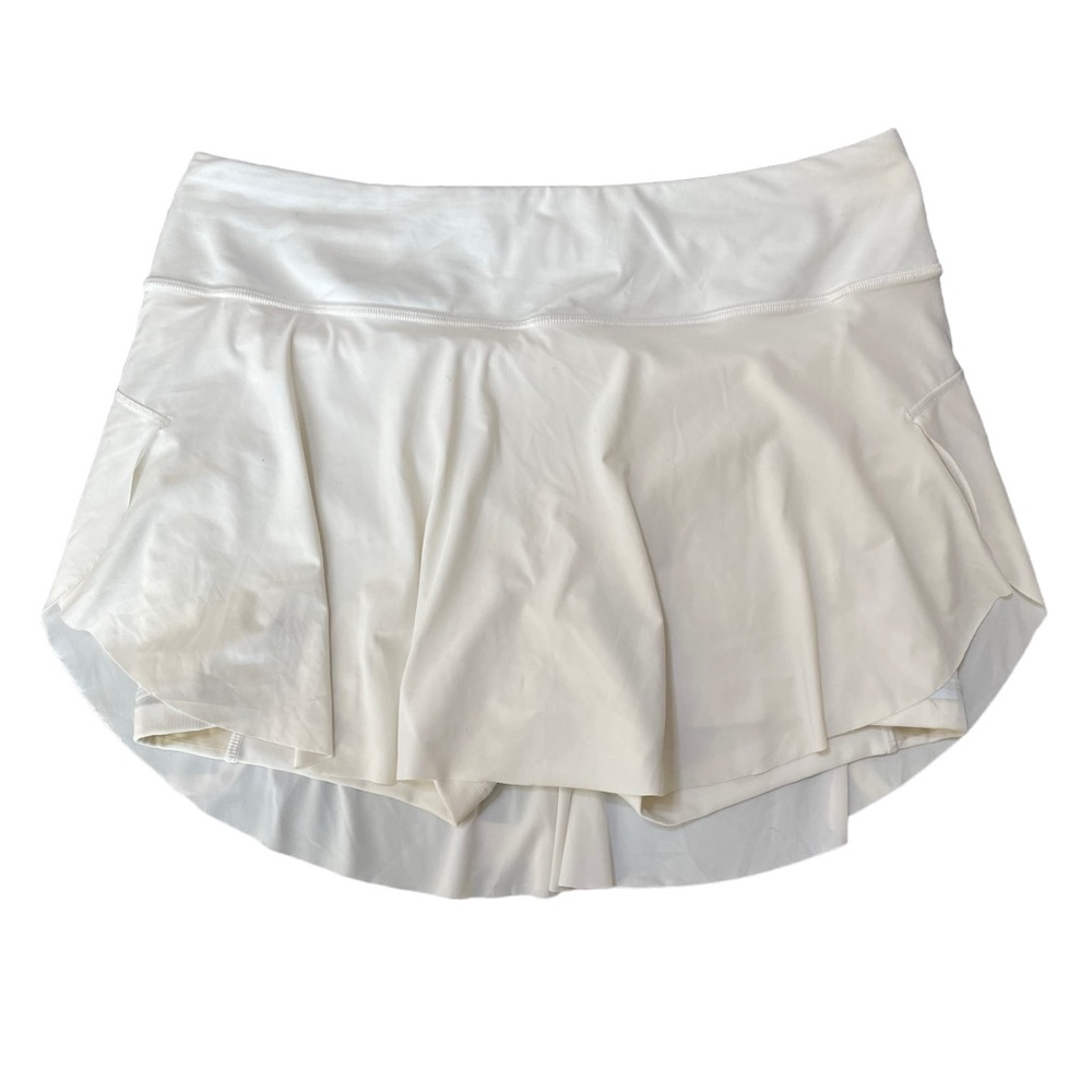 Lululemon White Skirt with Short Lining
